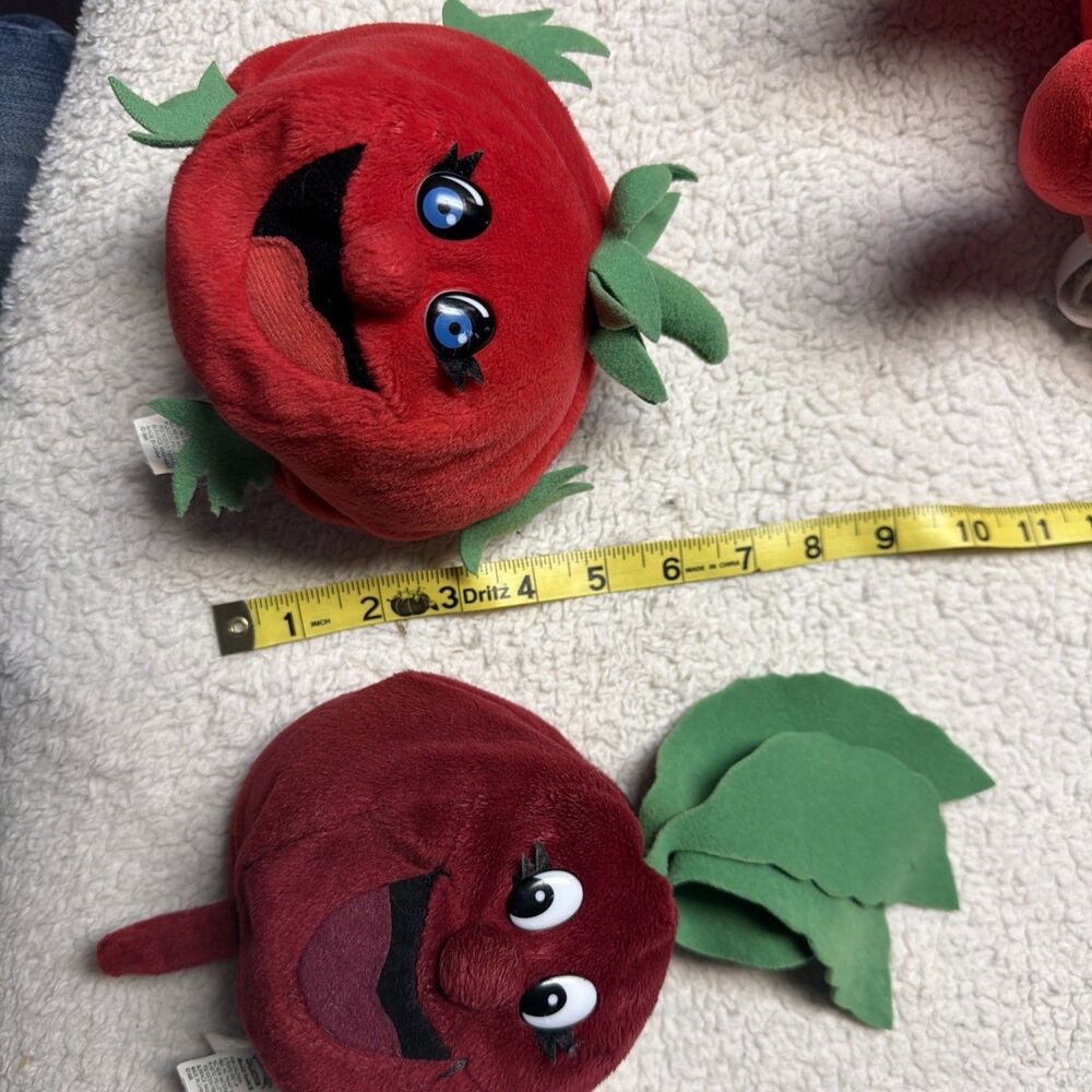 Garden Babies Totally Tomato Plush 6” Animal Stuffed Toy Vintage 1998 Kids